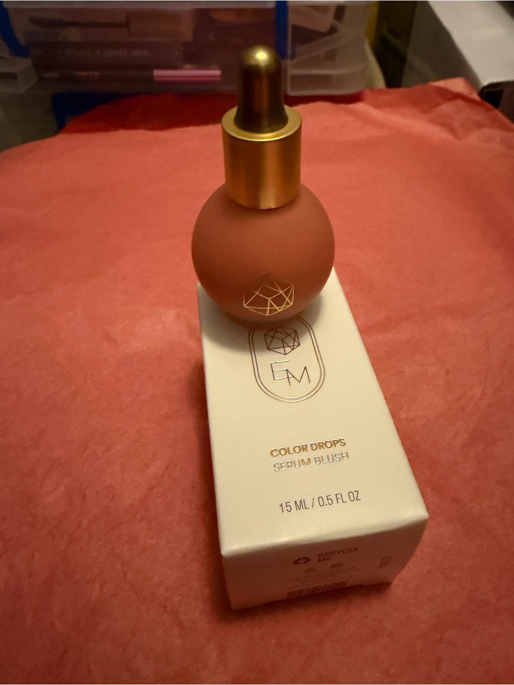 EM Color Drops Serum Blush - Rose Milk NEW - Picture 2 of 6